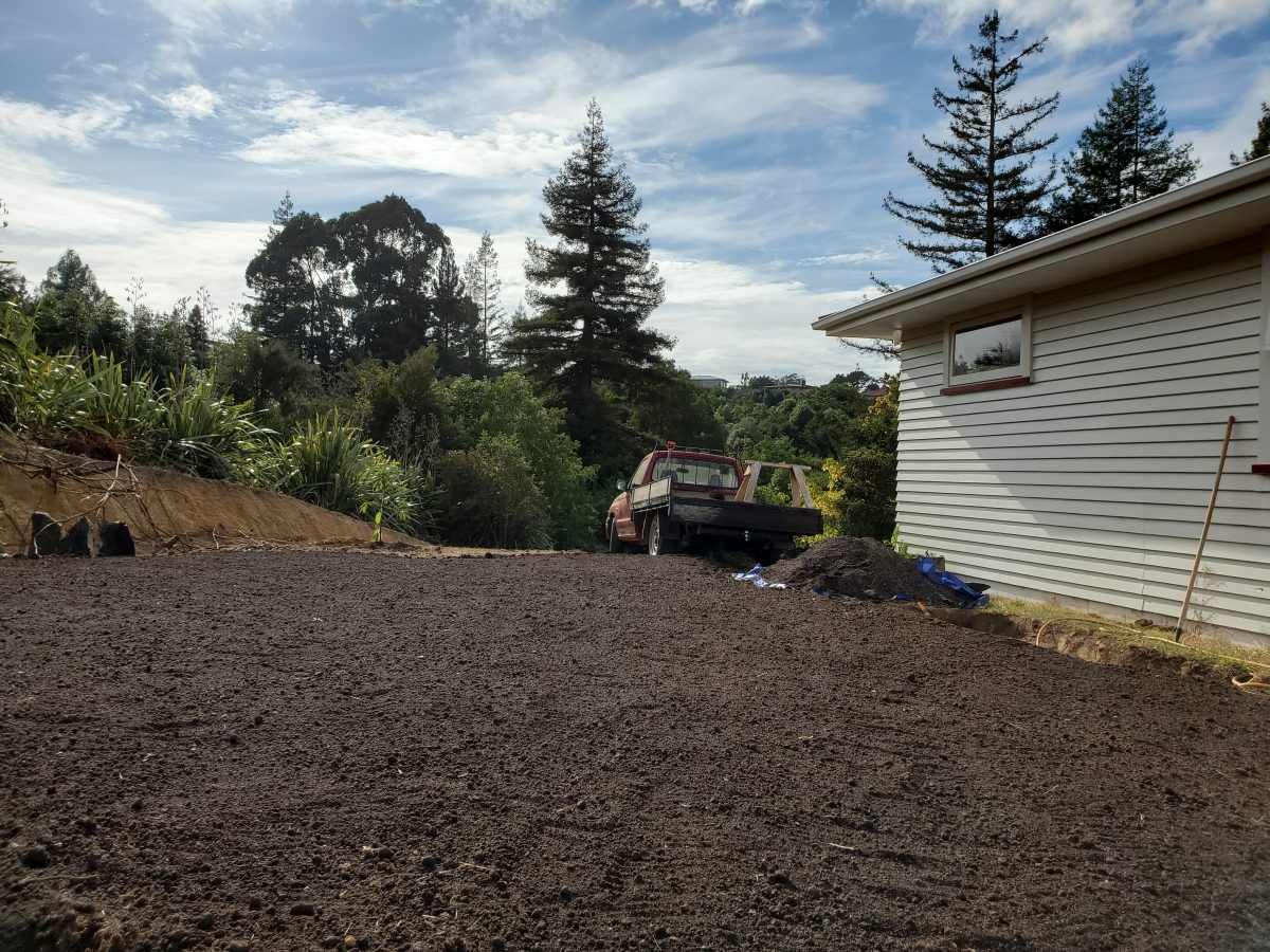 Driveway and section finished